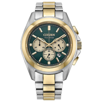 Citizen, Sport Luxury Chronograph Green Dial Men's Watch