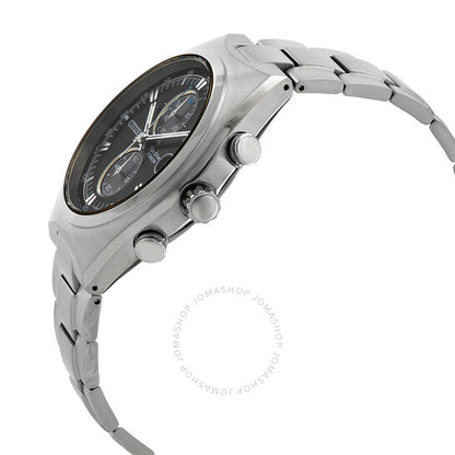 Citizen, Super Titanium Chronograph Eco-Drive Black Dial Men's Watch
