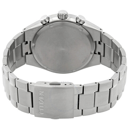 Citizen, Super Titanium Chronograph Eco-Drive Red Dial Men's Watch