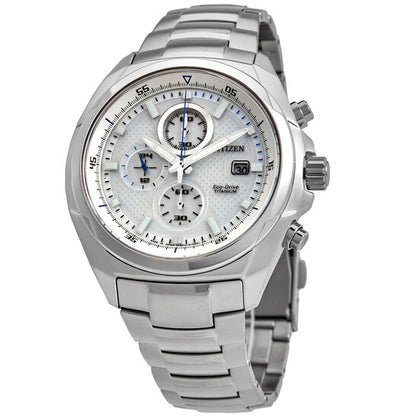 Citizen, Titanium Eco-Drive Chronograph Silver Dial Men's Watch