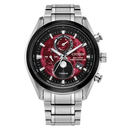 Citizen, Tsuki-Yomi A-T Moon Phase Red Dial Men's Watch