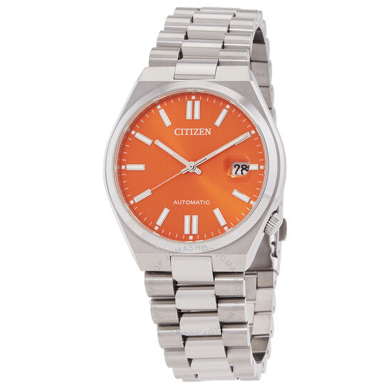Citizen, Tsuyosa Automatic Orange Dial Men's Watch