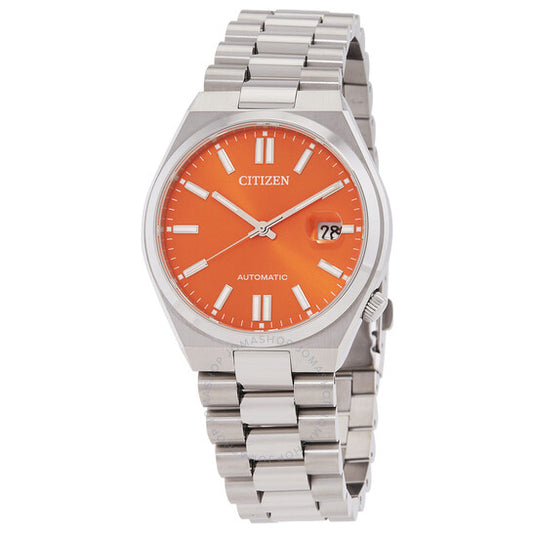 Citizen, Tsuyosa Automatic Orange Dial Men's Watch