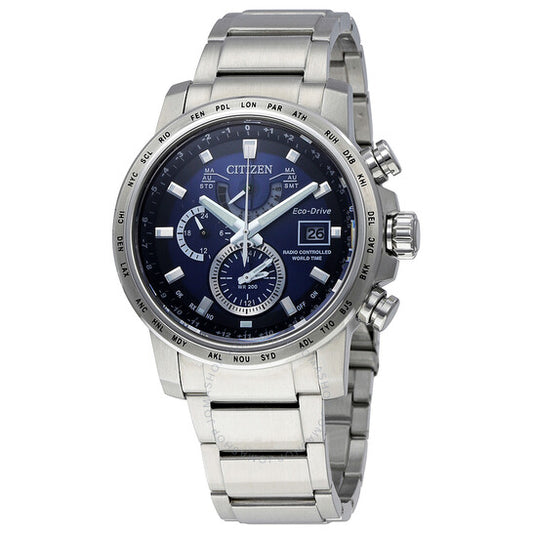 ساعة Citizen World Time Eco-Drive AT Perpetual للرجال