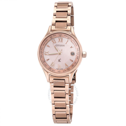 Citizen, xC Super Titanium Perpetual Rose Gold Dial Ladies Watch
