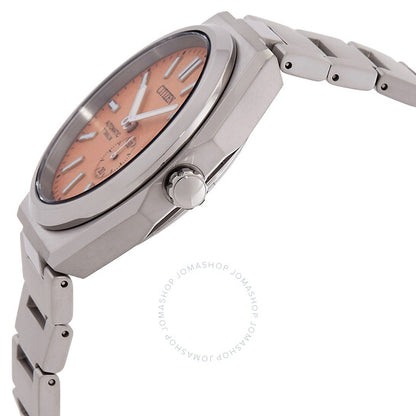 ساعة سيتيزن زينشين أوتوماتيكية للرجال بمينا سلمون