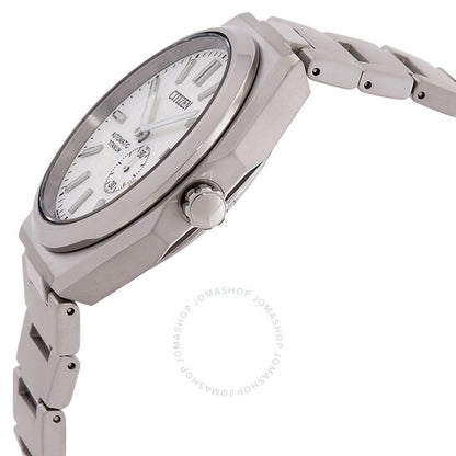 ساعة سيتيزن زينشين أوتوماتيكية للرجال بمينا أبيض