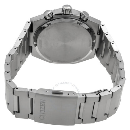 ساعة سيتيزن زينشين كرونوغراف للرجال بمينا فضي