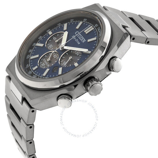 ساعة سيتيزن زينشين كرونوغراف للرجال بمينا أزرق