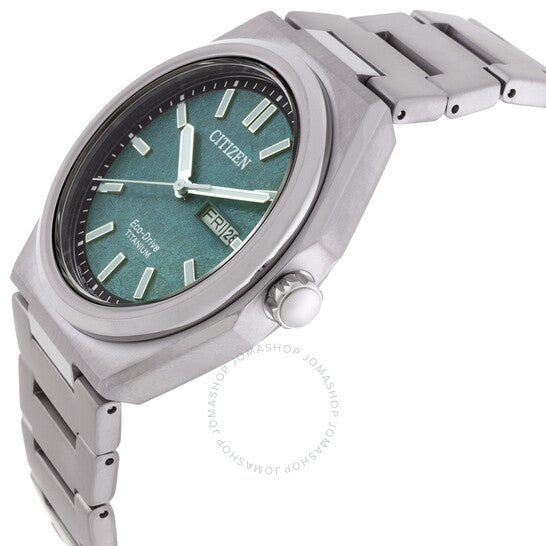 Citizen, Zenshin Three-hand Green Dial Men's Watch