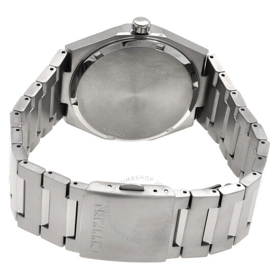 ساعة سيتيزن زينشين للرجال بثلاثة عقارب ومينا برتقالية