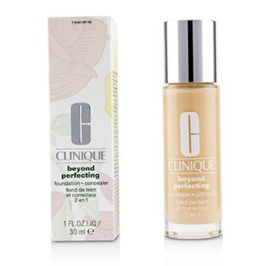 Clinique, Beyond Perfecting Foundation+concealer 01 Linen 1.0 oz (30 ml)