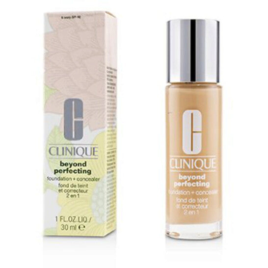 Clinique, Beyond Perfecting Foundation+Concealer 06 Ivory 1.0 Oz (30 Ml)