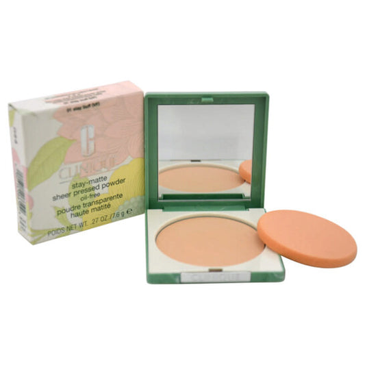 Clinique, Stay-matte Sheer Pressed Powder 01 Stay Buff .27 oz