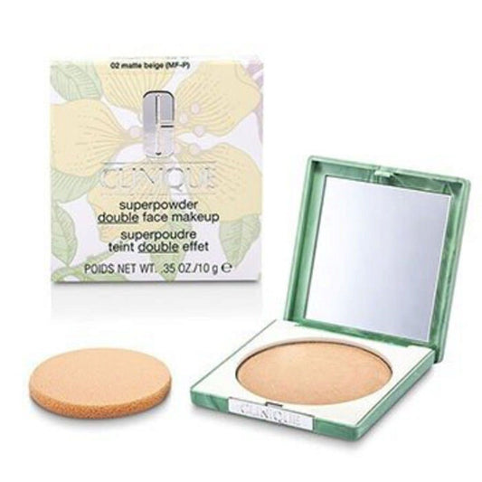 Clinique, Super Powder Double Face Makeup 02 Matte Beige .35 oz