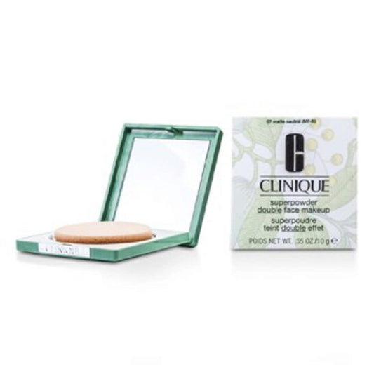 Clinique, super Powder Double Face Makeup 07 Matte Neutral .35 oz