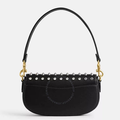 حقيبة كتف مرصعة بمسامير من Coach, Harley 23