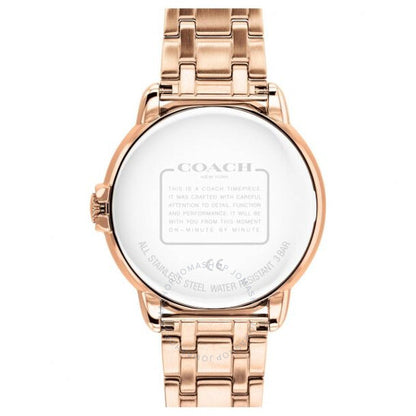 ساعة كوتش النسائية المصنوعة من الكوارتز والكريستال