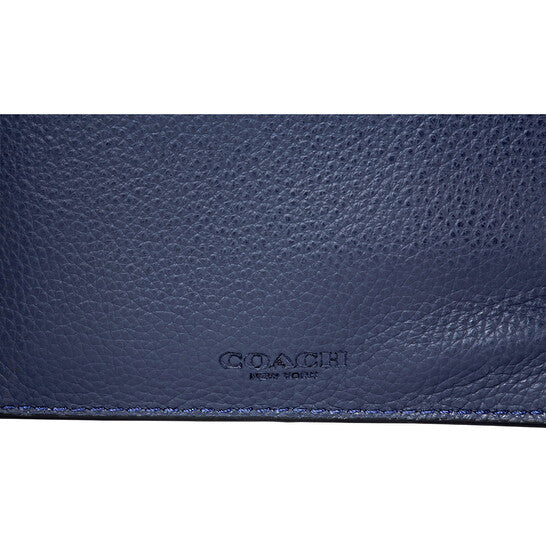 Signature Canvas Blocking Card Case-Charcoal