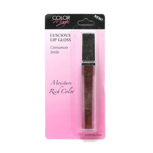 Color Magic, Ladies Lip Gloss 0.21 oz Cinnamon Smile Makeup