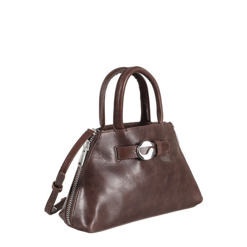 Mini Data Top Handle Bag