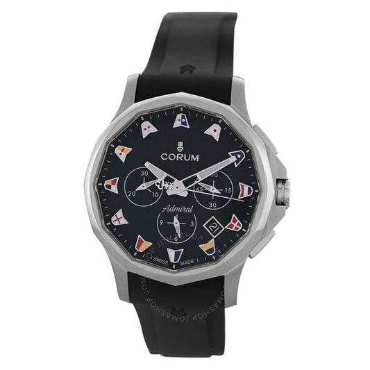 Corum, Admiral Legend Chronograph Automatic Black Dial Men's Watch