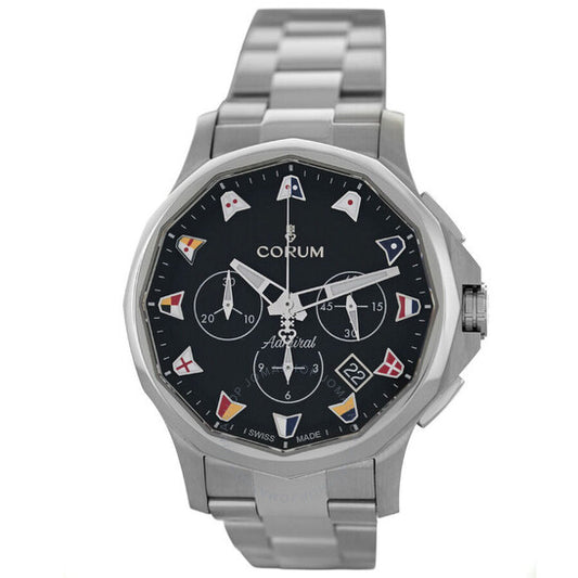 Corum, Admiral Legend Chronograph Automatic Black Dial Men's Watch