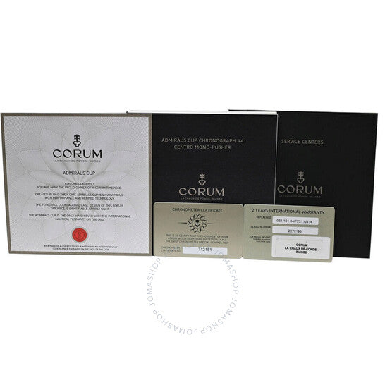 Corum, Automatic Black Dial Men's Watch