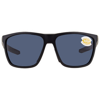 FERG XL Grey Polarized Polycarbonate Rectangular Men's Sunglasses
