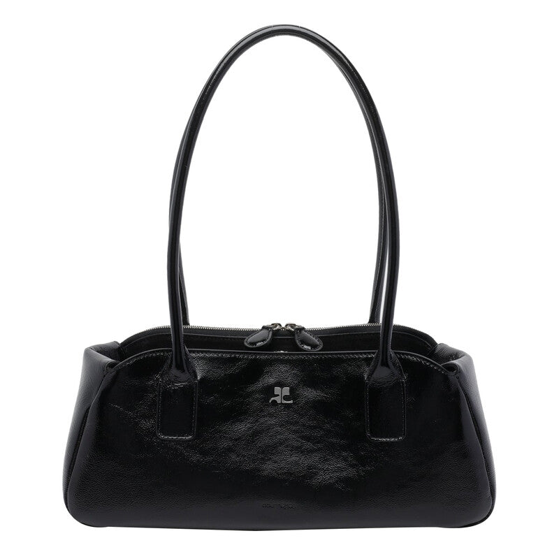 Strip Naplack Shoulder Bag