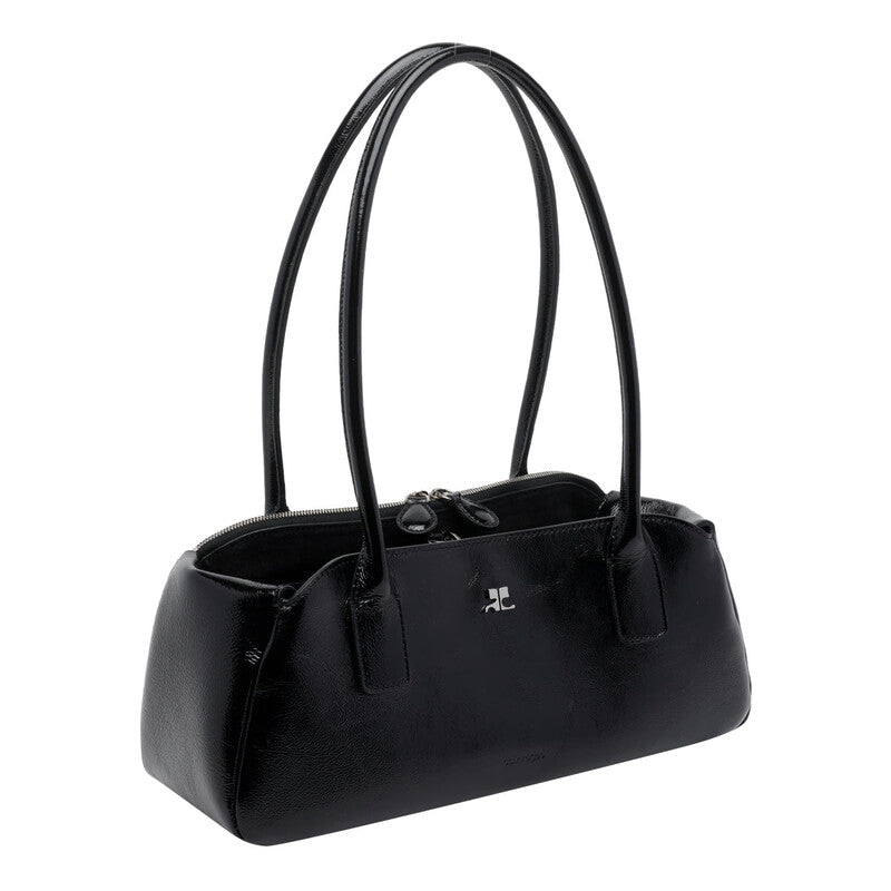 Strip Naplack Shoulder Bag