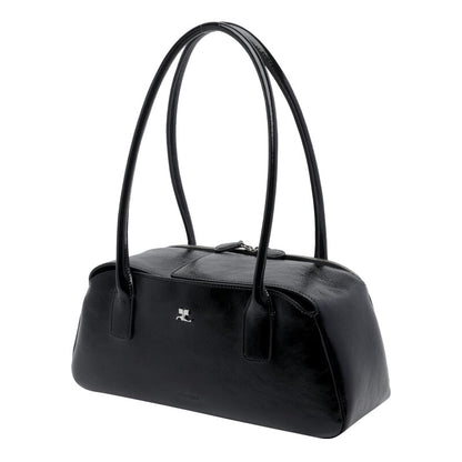 Strip Naplack Shoulder Bag