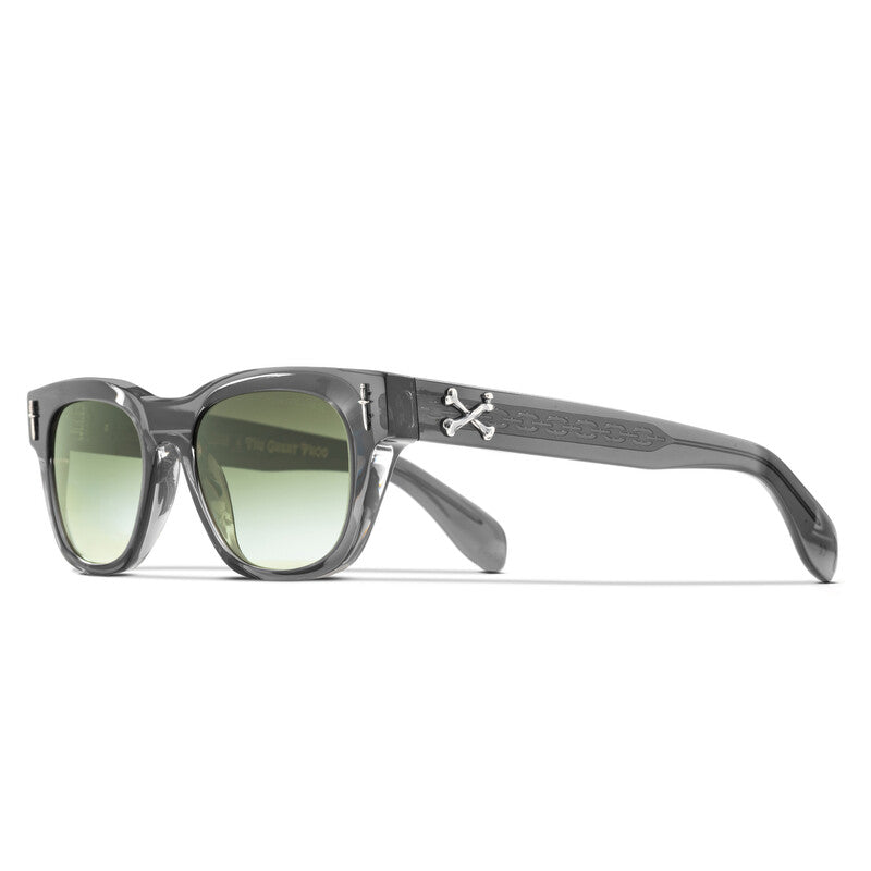 Green Gradient Square Men's Sunglasses