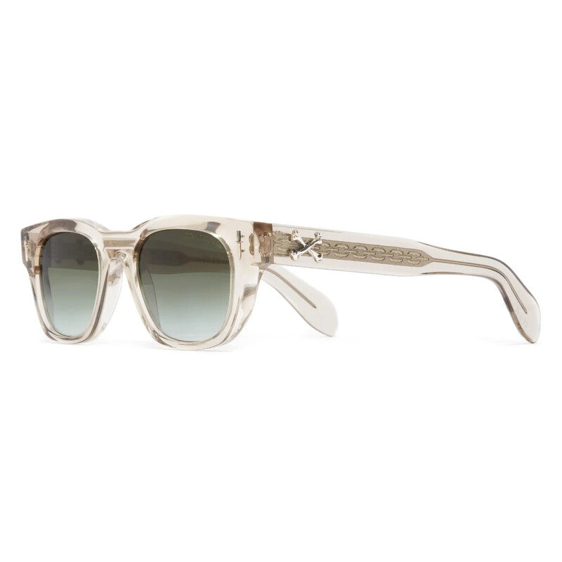 Grey Green Gradient Square Men's Sunglasses