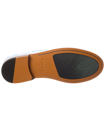 rimion croc-embossed leather loafer