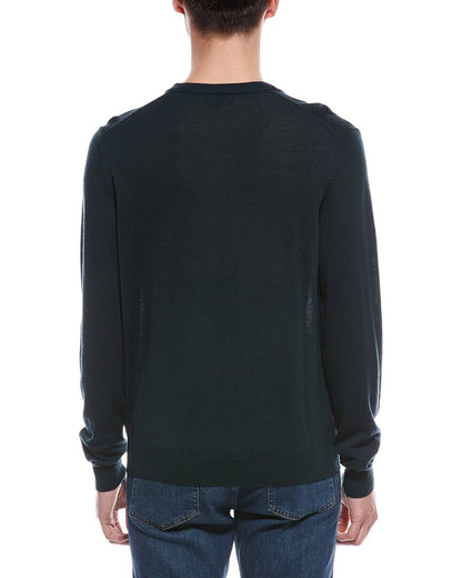 wool v-neck sweater