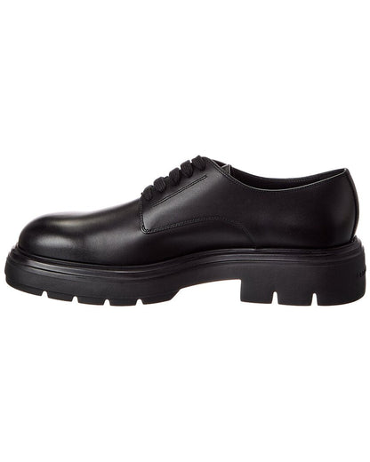 ferragamo devis leather derby