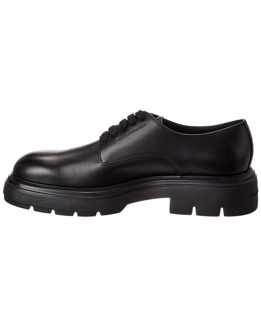 ferragamo devis leather derby