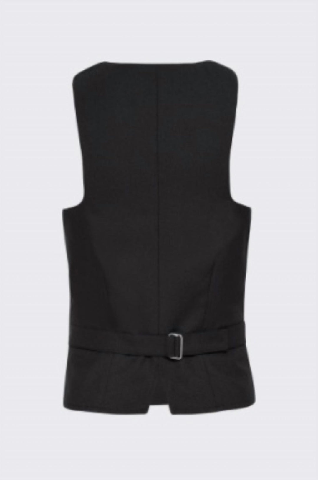 women's brasserie waistcoat top in black