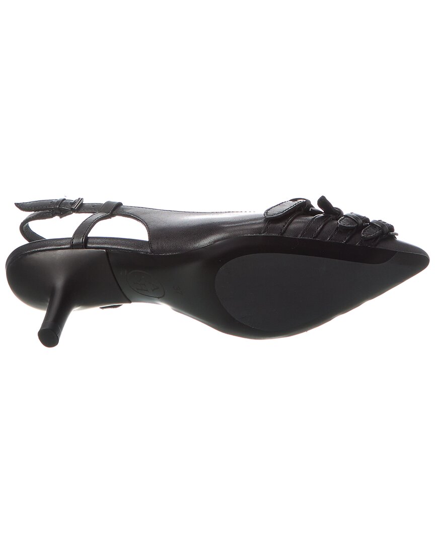 brenda leather slingback pump