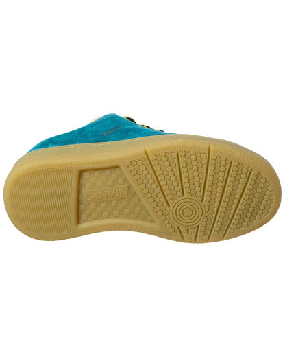 curb lite suede & leather sneaker