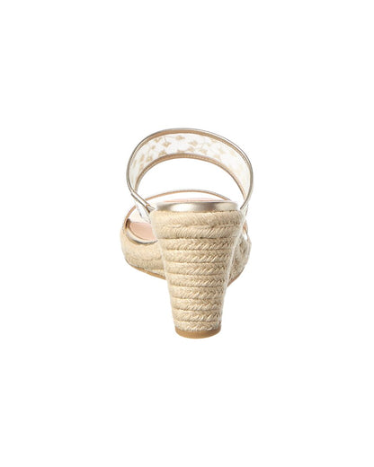 lily espadrille wedge sandal canvas