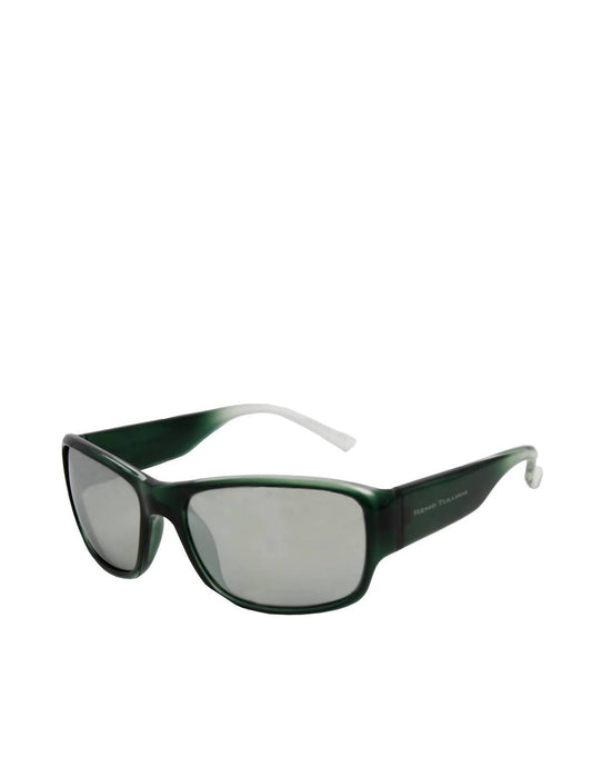 One Size - forrest green/silver mirror lens