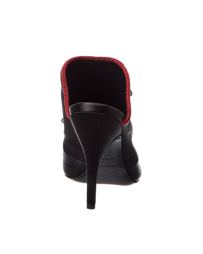 barocco satin mule