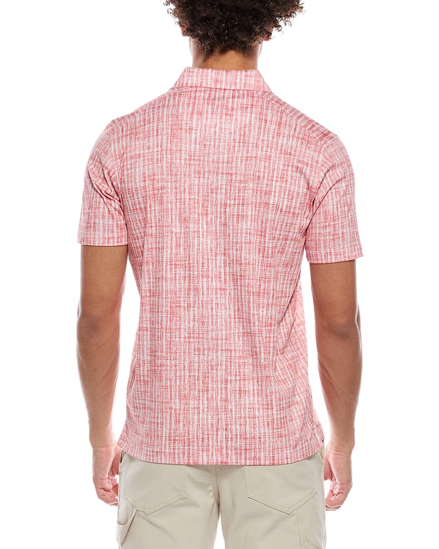 brushed gingham polo shirt