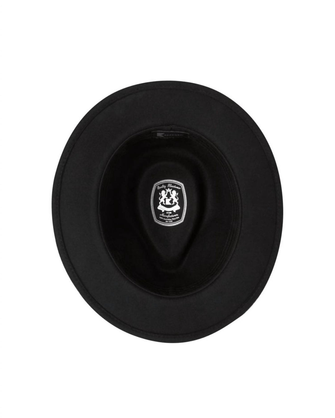 men's maestro fedora hat in black