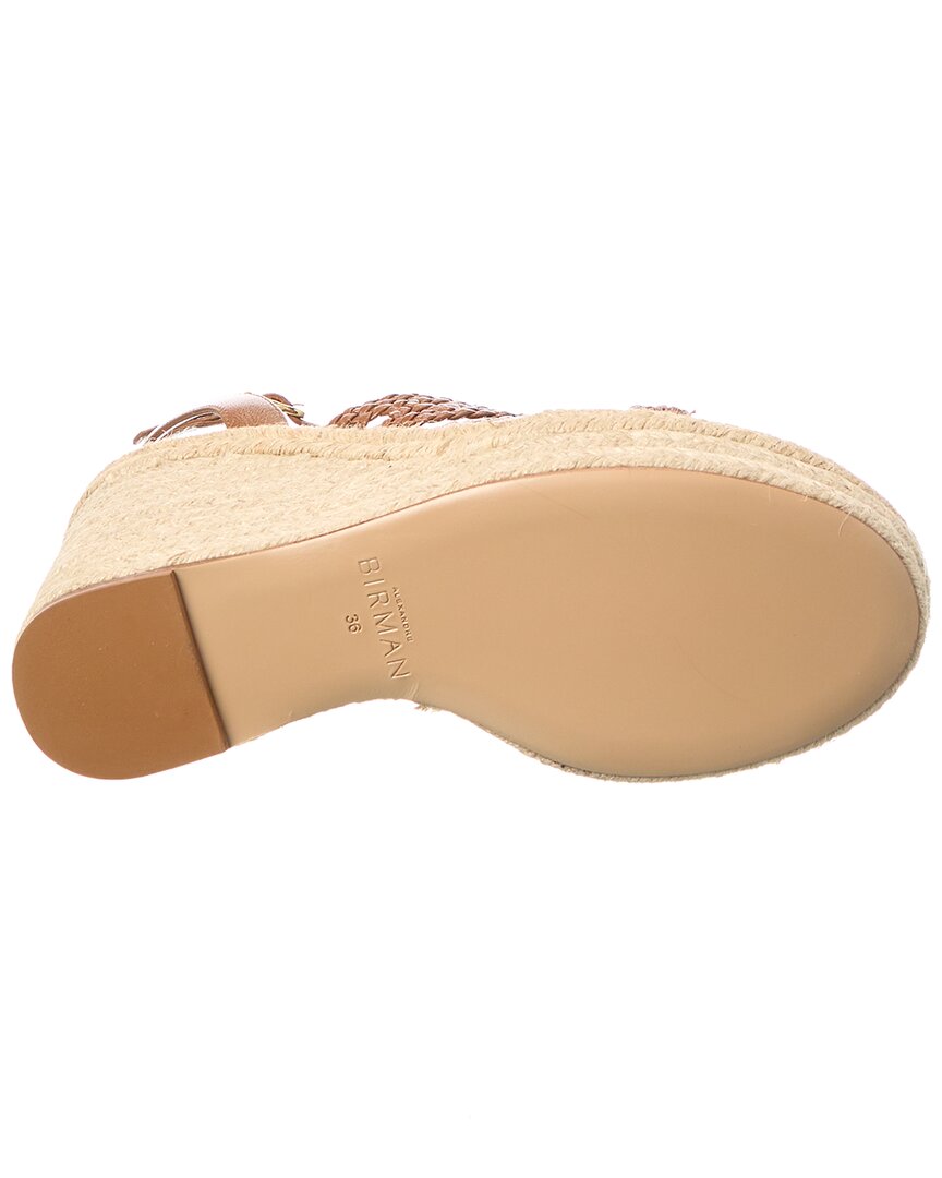 lana 150 woven leather wedge sandal