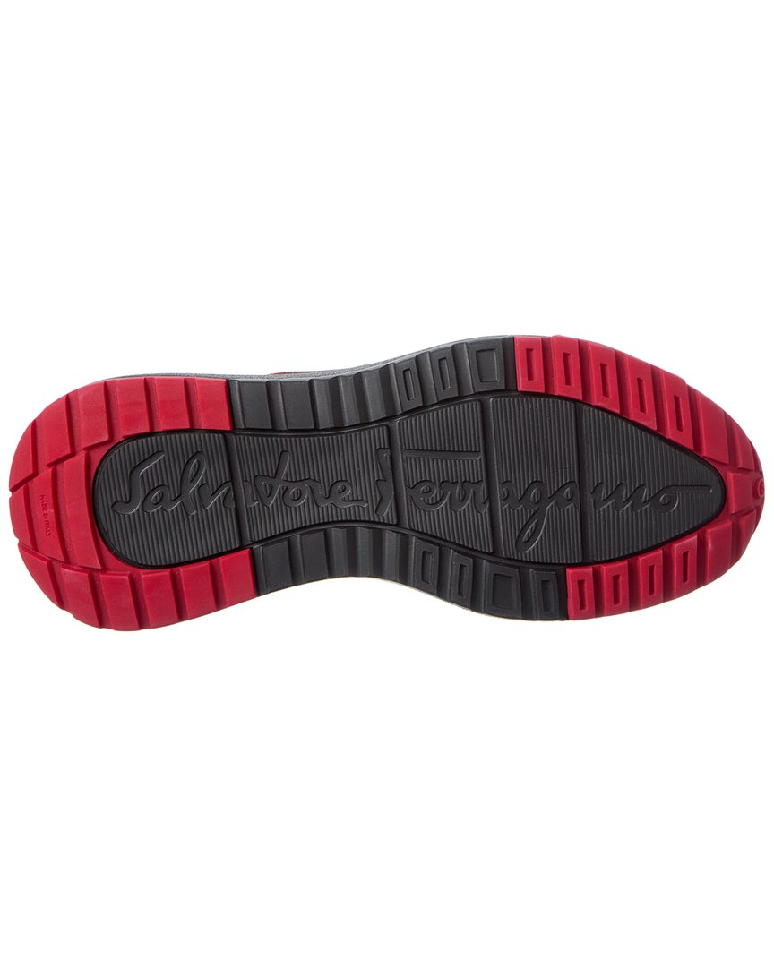 ferragamo tyla leather sneaker