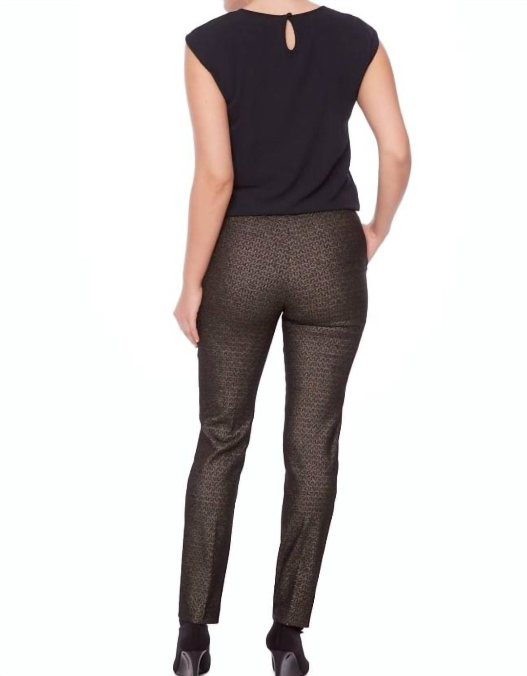 techno pant in goldy