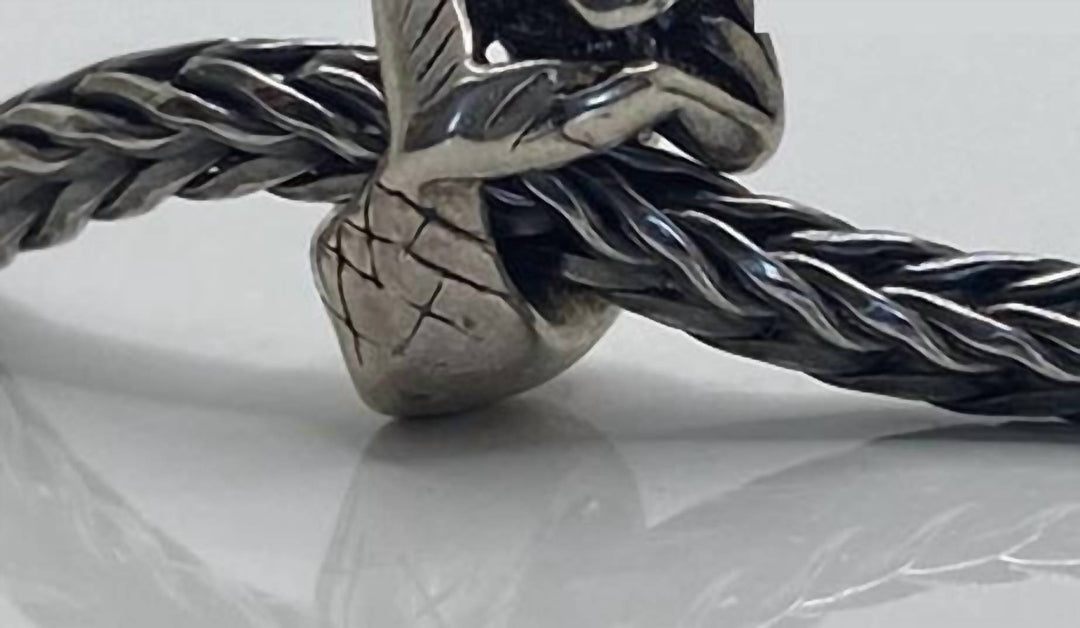 women's mermaid bead in silver